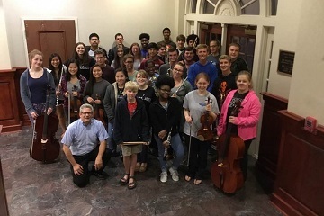 Picture of the Jackson Symphony Youth Orchestra in 2016